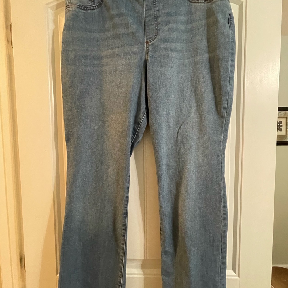 Kim Rogers Light Blue Straight Leg Jeans